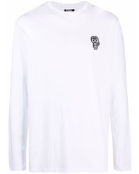 Karl Lagerfeld Appliqu Cotton Jersey T Shirt