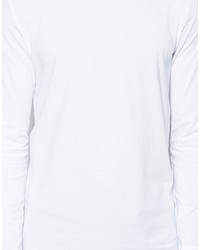 Asos Brand Long Sleeve T Shirt In Super Longline