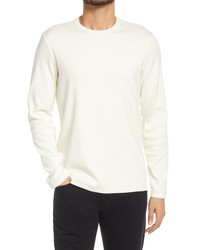 AG Canon Solid Long Sleeve T Shirt In Ivory Dust At Nordstrom