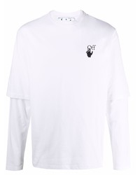 Off-White Degrad Arrows Logo Print Layered T Shirt