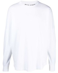 Palm Angels Doubled Logo Long Sleeve T Shirt