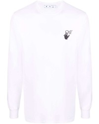 Off-White Gradient Arrows Motif Longsleeved T Shirt