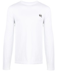 Karl Lagerfeld Ikonik Patch Cotton T Shirt
