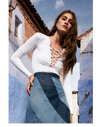 Lace Up Layering Top By Intimately At Free People