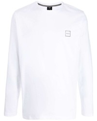 BOSS Logo Patch Long Sleeve T Shirt