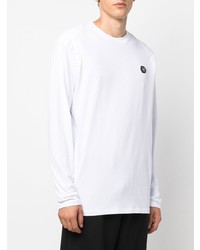 Philipp Plein Logo Print Long Sleeve T Shirt