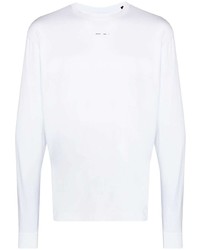 Heliot Emil Logo Print Long Sleeve T Shirt
