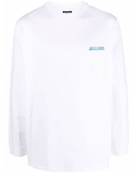 Jacquemus Logo Print Long Sleeve T Shirt