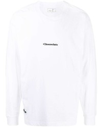 Chocoolate Logo Print Long Sleeve T Shirt