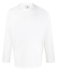 Y-3 Logo Print Long Sleeved T Shirt