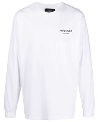PRPS Logo Print Long Sleeved T Shirt