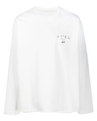 Jil Sander Long Sleeve Appliqu Detail T Shirt