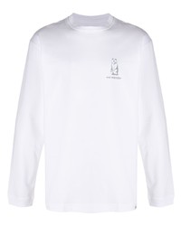 And Wander Long Sleeve Cotton Logo T Shirt
