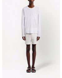 Prada Long Sleeve Cotton T Shirt
