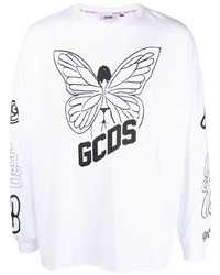 Gcds Long Sleeve Cotton T Shirt