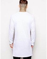 Aq/Aq Long Sleeve Longline T Shirt