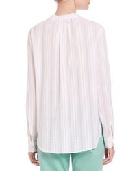 Vince Long Sleeve Popover Tee