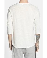 Alternative Long Sleeve Slub Cotton T Shirt