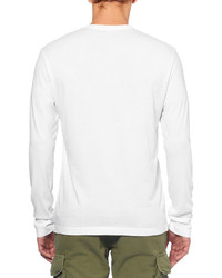 James Perse Long Sleeved Cotton Jersey T Shirt