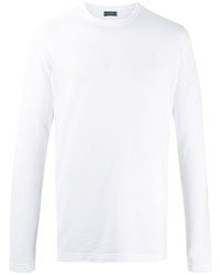 Zanone Long Sleeved Cotton T Shirt