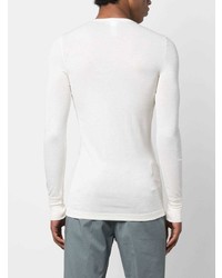 Hanro Long Sleeved Wool Blend T Shirt