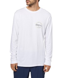 O'Neill Matapalo Long Sleeve Graphic Tee In White At Nordstrom