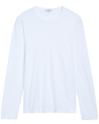 James Perse Melange Knit Long Sleeve T Shirt