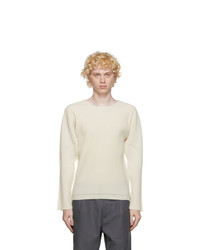Homme Plissé Issey Miyake Off White A Poc Long Sleeve T Shirt