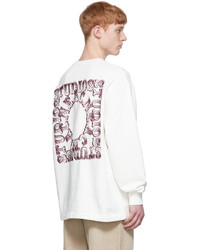 Acne Studios Off White Cotton Sweatshirt
