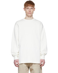 Acne Studios Off White Cotton Sweatshirt