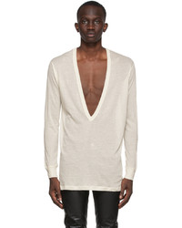 Rick Owens Off White Dylan Long Sleeve T Shirt