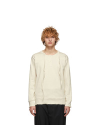 JW Anderson Off White Knit Long Sleeve T Shirt