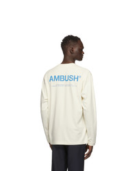 Ambush Off White Xl Logo Long Sleeve T Shirt