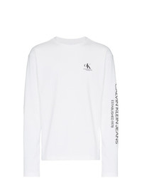 Calvin Klein Jeans Est. 1978 Ok Modernist Logo Long Sleeve Teeshirt