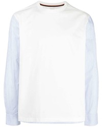 Paul Smith Panelled Stripe Long Sleeve T Shirt