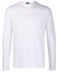 Zanone Round Neck Long Sleeved T Shirt