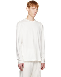 Jil Sander Three Pack White Long Sleeve T Shirts