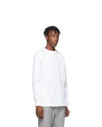 Post Archive Faction PAF White 20 Center Long Sleeve T Shirt
