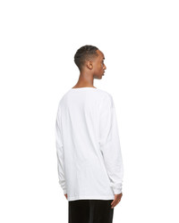 Haider Ackermann White Cotton Long Sleeve T Shirt