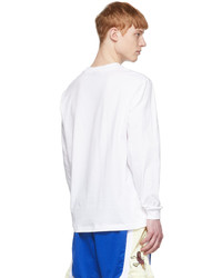 Icecream White Cotton Long Sleeve T Shirt