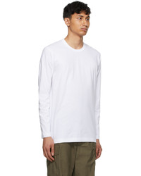 Comme Des Garcons SHIRT White Forever Long Sleeve T Shirt