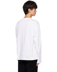 A.P.C. White Frankie Long Sleeve T Shirt