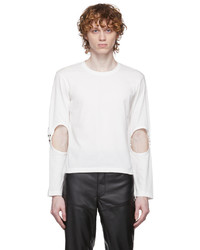 Dion Lee White Hook Long Sleeve T Shirt