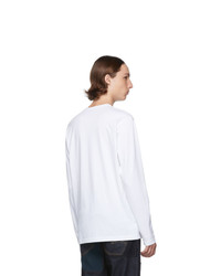 Junya Watanabe White Jersey Long Sleeve T Shirt