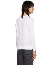 Isabel Marant White Kieffer Long Sleeve T Shirt