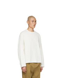 Jil Sander White Knit T Shirt