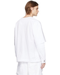 Juun.J White Layered Long Sleeve T Shirt