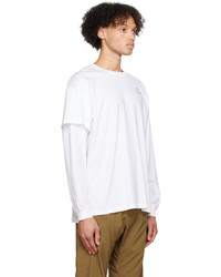 ACRONYM White Layered Long Sleeve T Shirt