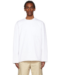 Jacquemus White Le T Shirt Bricciola Long Sleeve T Shirt