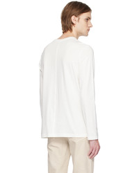 The Row White Leon Long Sleeve T Shirt